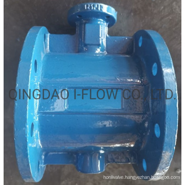 DIN Flanged Long Pattern Butterfly Valve